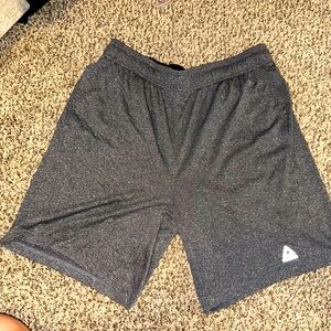 Men's Gray Reebok Athletic Shorts